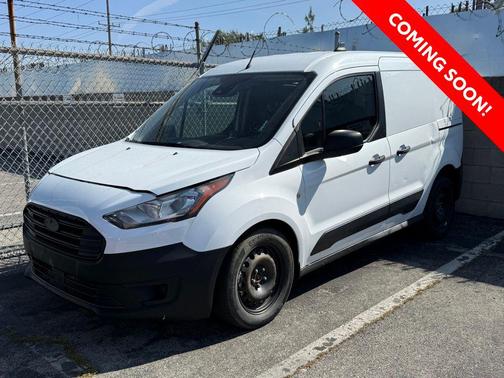 Frozen White 2020 Ford Transit Connect XL Cargo Van