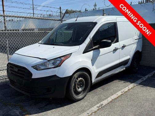 Frozen White 2020 Ford Transit Connect XL Cargo Van