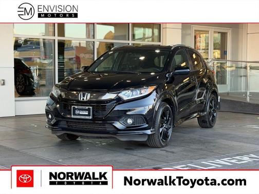 Crystal Black Pearl 2021 Honda HR-V 2WD Sport