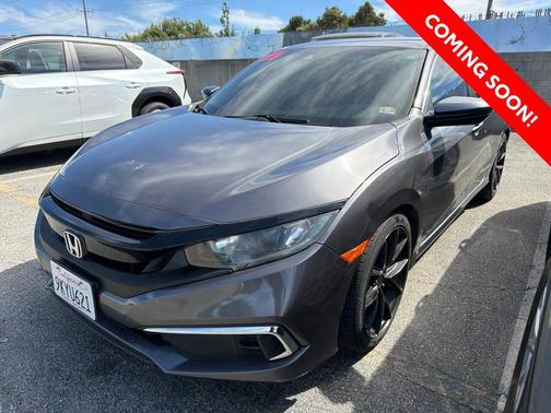 Modern Steel Metallic 2019 Honda Civic LX