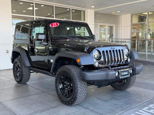 Black Clearcoat 2015 Jeep Wrangler Willys Wheeler