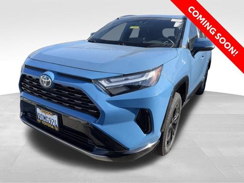 Cavalry Blue 2022 Toyota RAV4 Hybrid SE