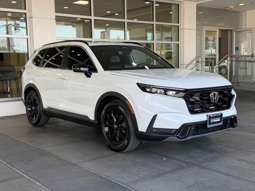 Platinum White Pearl 2025 Honda CR-V Hybrid Sport FWD