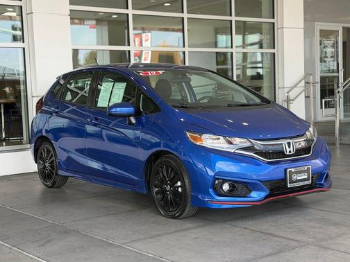Aegean Blue Metallic 2019 Honda Fit Sport