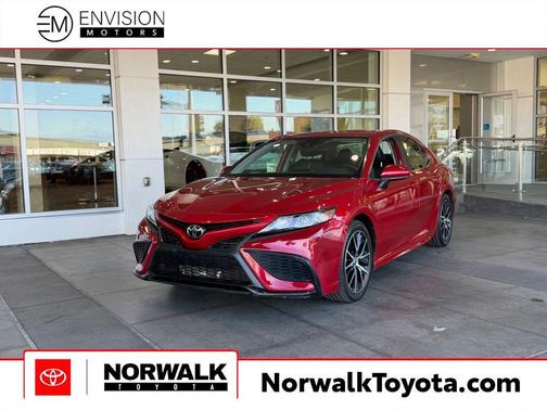 Supersonic Red 2021 Toyota Camry SE