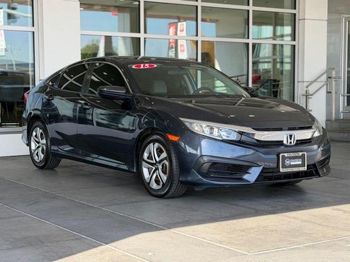 Cosmic Blue Metallic 2016 Honda Civic LX