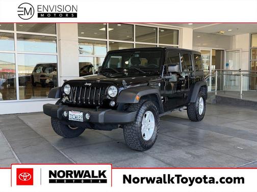 Black Clearcoat 2017 Jeep Wrangler Unlimited Sport