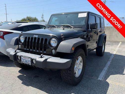 Black Clearcoat 2017 Jeep Wrangler Unlimited Sport