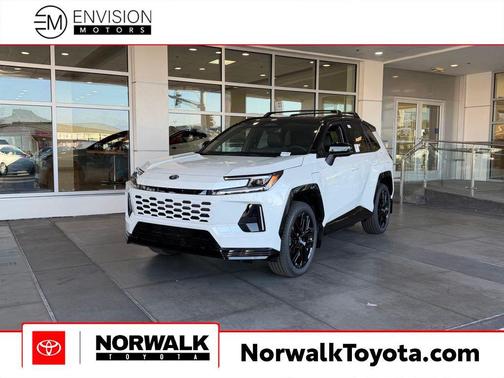 Wind Chill Pearl w/Black Roof 2026 Toyota RAV4 Plug-In Hybrid SE