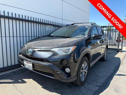 Black Sand Pearl 2018 Toyota RAV4 Hybrid XLE