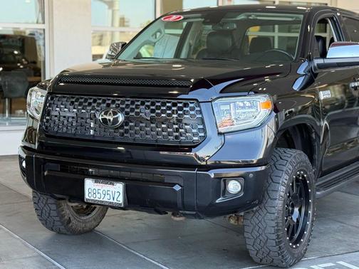 Midnight Black Metallic 2020 Toyota Tundra Platinum