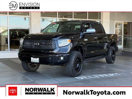 Midnight Black Metallic 2020 Toyota Tundra Platinum