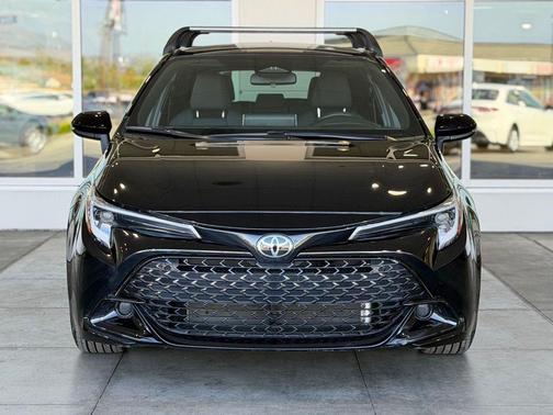 Midnight Black Metallic 2025 Toyota Corolla Hatchback Nightshade Edition