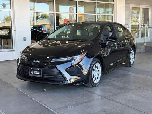 Midnight Black Metallic 2025 Toyota Corolla LE