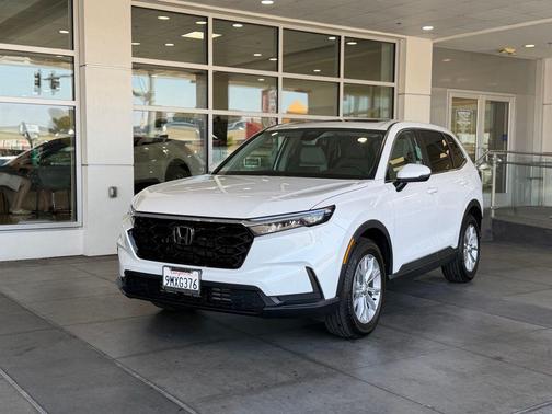Lunar Silver Metallic 2024 Honda CR-V EX AWD