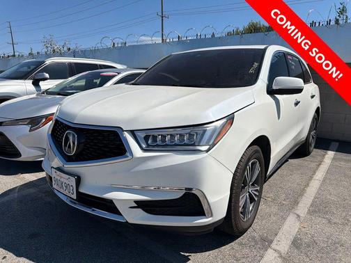 White Diamond Pearl 2018 Acura MDX 3.5L