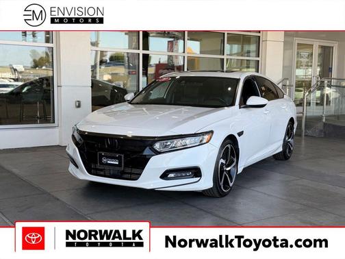 Platinum White Pearl 2020 Honda Accord Sport 2.0T
