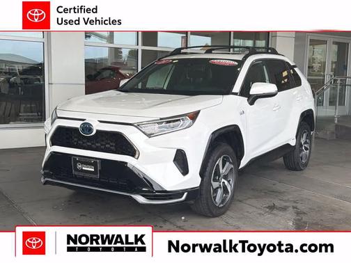 Super White 2021 Toyota RAV4 Prime SE