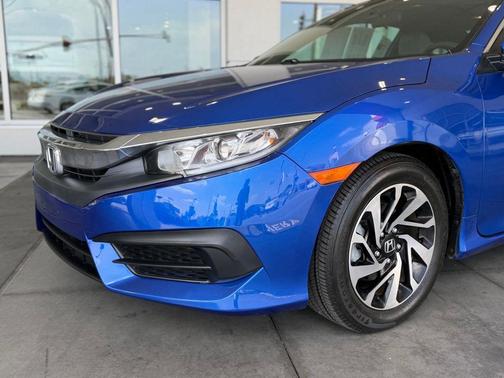 Aegean Blue Metallic 2016 Honda Civic LX-P