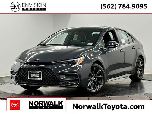 Underground/Midnight Black Metallic 2026 Toyota Corolla XSE