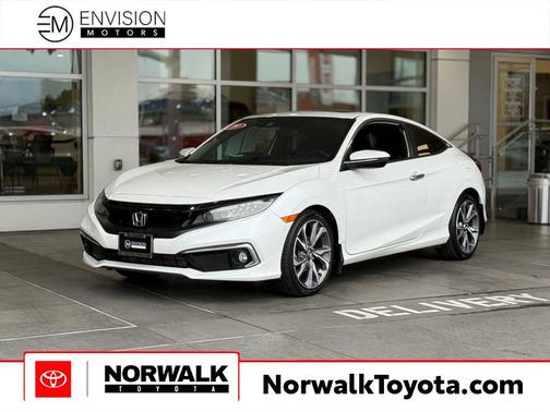 Platinum White Pearl 2019 Honda Civic Touring