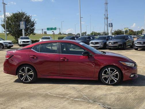 Scarlet Ember 2020 Nissan Sentra SR