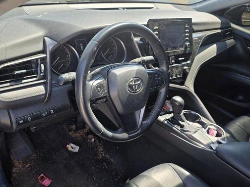 Midnight Black Metallic 2021 Toyota Camry SE
