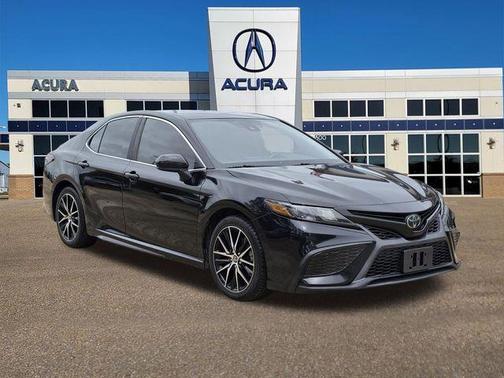 Midnight Black Metallic 2021 Toyota Camry SE