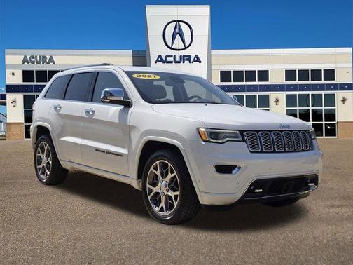 Bright White Clearcoat 2021 Jeep Grand Cherokee Overland