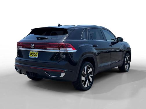 Deep Black Pearl 2024 Volkswagen Atlas Cross Sport 2.0T SE w/Technology