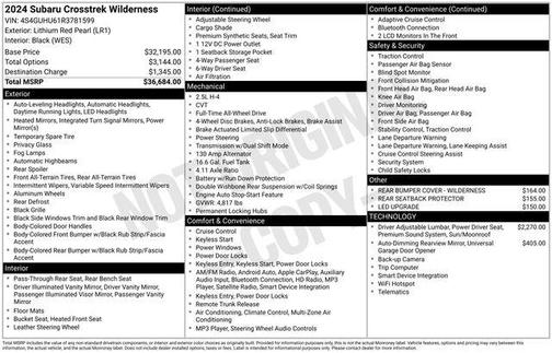 2024 Subaru Crosstrek Wilderness