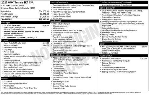 2022 GMC Terrain SLT