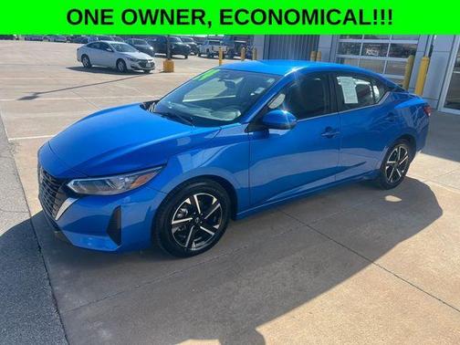 Electric Blue Metallic 2024 Nissan Sentra SV Sedan