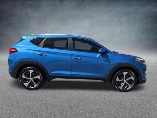 Caribbean Blue 2017 Hyundai TUCSON Limited