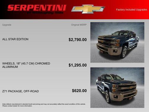 Deep Ocean Blue Metallic 2016 Chevrolet Silverado 2500 LT