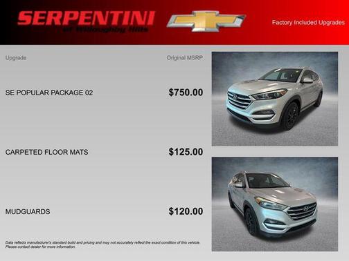 Molten Silver 2017 Hyundai TUCSON SE