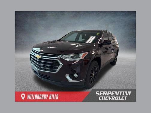 Black Currant Metallic 2018 Chevrolet Traverse LT Cloth