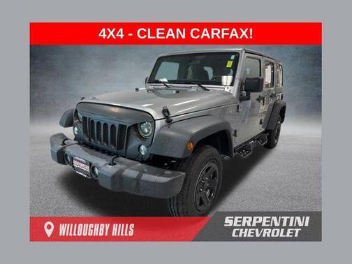 Billet Silver Metallic Clearcoat 2018 Jeep Wrangler JK Unlimited Sport