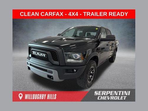 Brilliant Black Crystal Pearl 2018 RAM 1500 Rebel