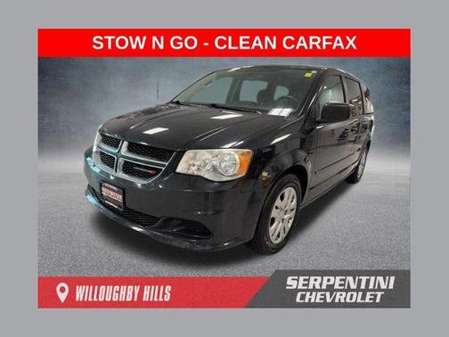 Brilliant Black Crystal Pearlcoat 2016 Dodge Grand Caravan AVP/SE