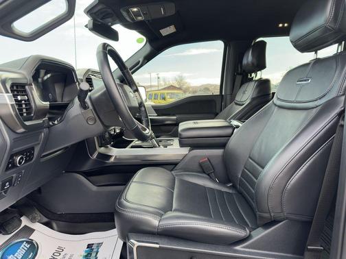 Space White Metallic 2025 Ford F-150 Platinum