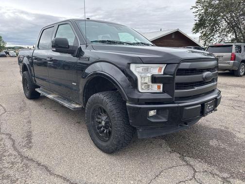Shadow Black 2017 Ford F-150 Lariat