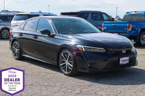 Crystal Black Pearl 2023 Honda Civic Touring