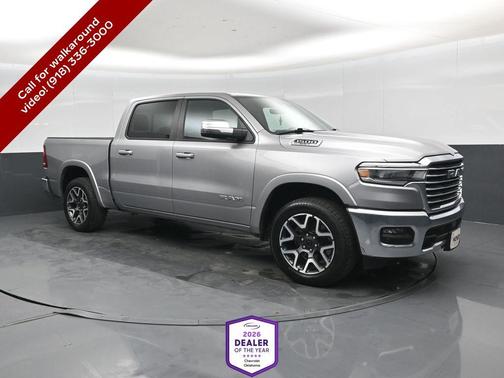 Billet Silver Metallic Clearcoat 2025 RAM 1500 Laramie