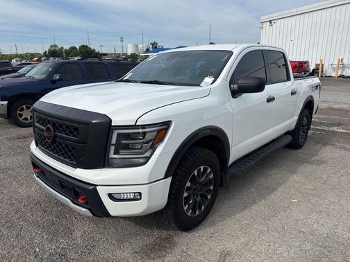 Glacier White 2023 Nissan Titan PRO-4X