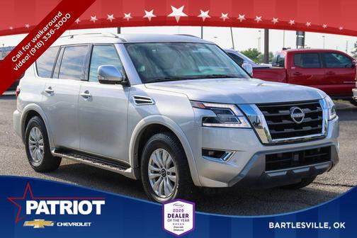 Brilliant Silver Metallic 2023 Nissan Armada SV 2WD