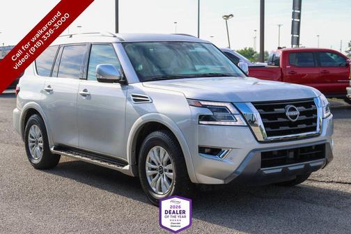 Brilliant Silver Metallic 2023 Nissan Armada SV 2WD
