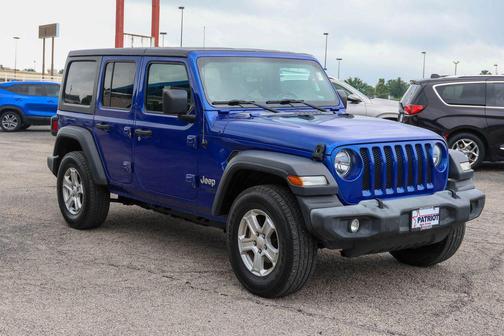 Ocean Blue Metallic Clearcoat 2019 Jeep Wrangler Unlimited Sport