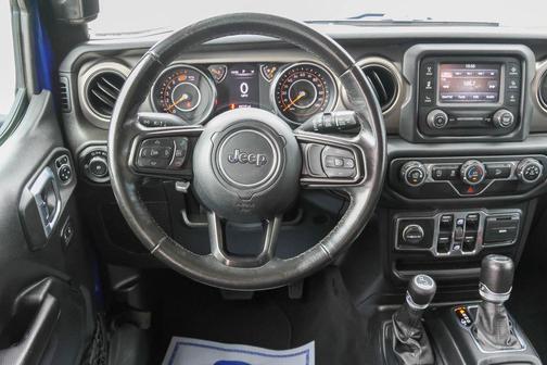 Ocean Blue Metallic Clearcoat 2019 Jeep Wrangler Unlimited Sport