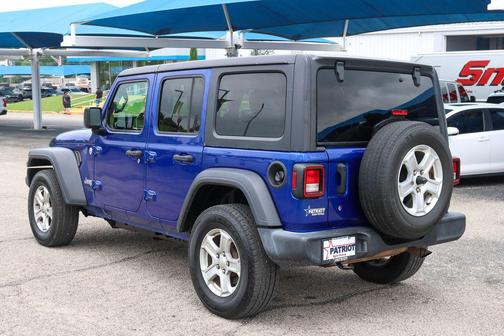 Ocean Blue Metallic Clearcoat 2019 Jeep Wrangler Unlimited Sport